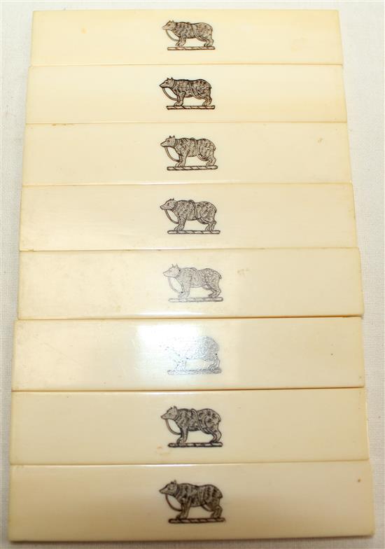 A 19th century fruitwood triform shaped gaming token box, 3.25in.